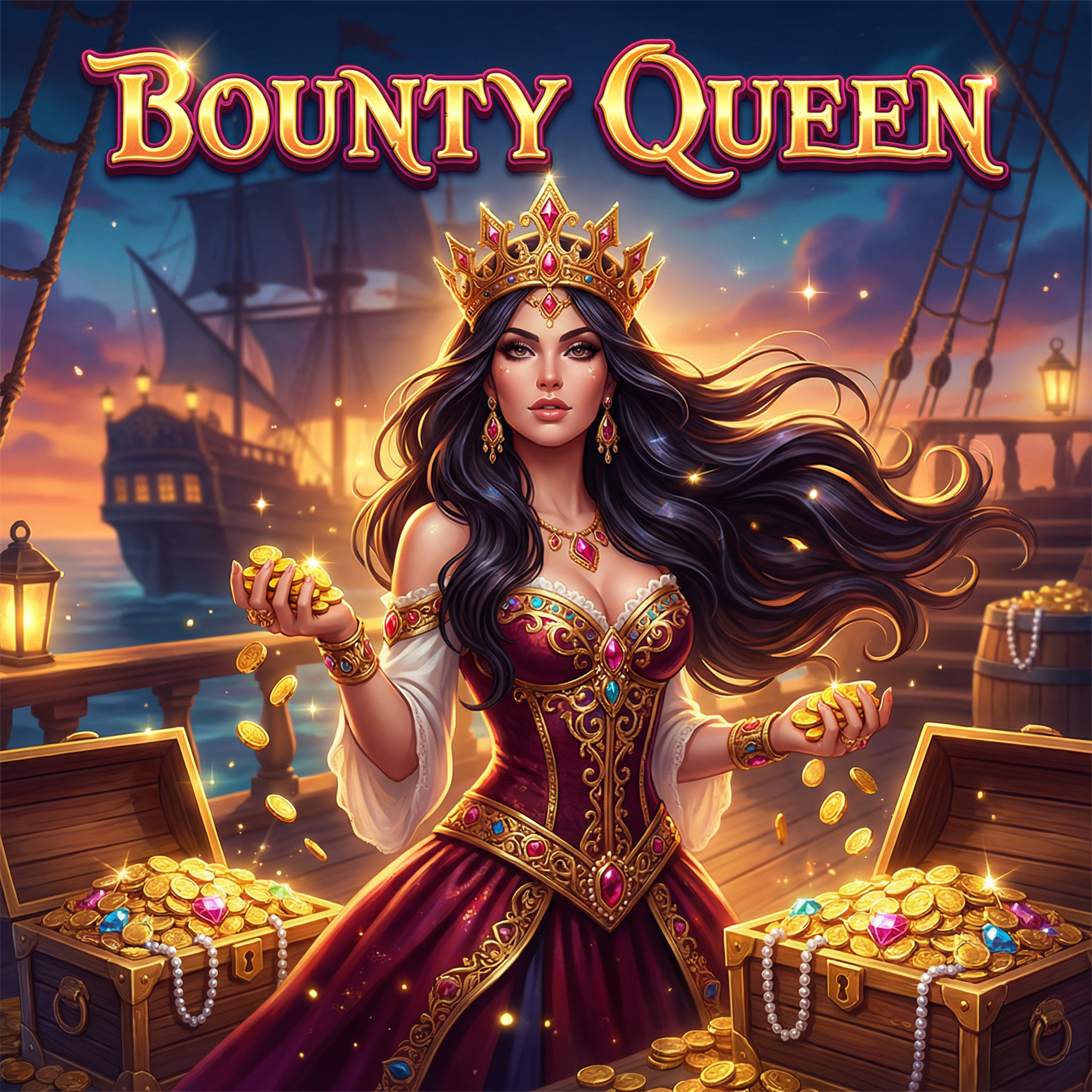 赏金女王游戏截图展示海盗主题